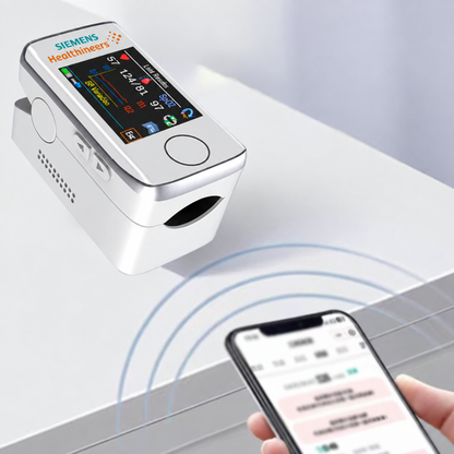 Medidor de Glicose no Sangue Não Invasivo SIEMENS + Tensiómetro Eletrónico (COMPRE 1 E RECEBA OUTRO GRÁTIS)